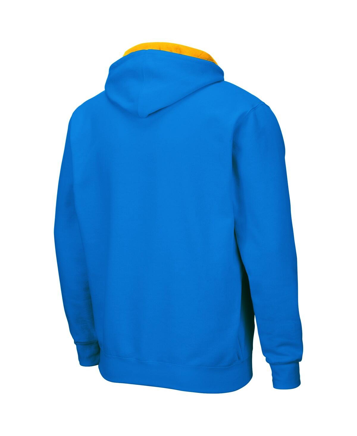 Shop Colosseum Men's  Blue Ucla Bruins Arch And Logo 3.0 Full-zip Hoodie