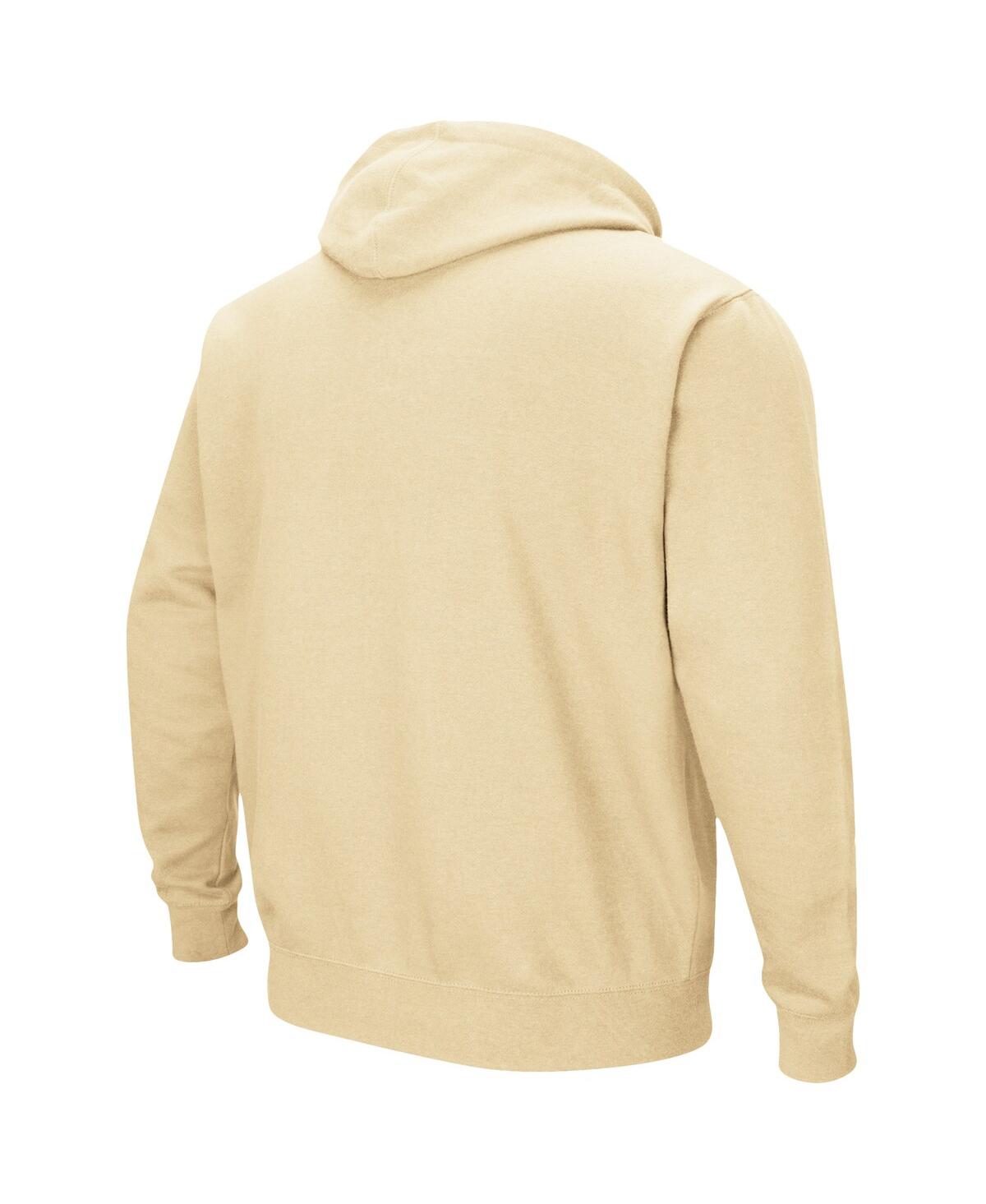 Colosseum Men's  Gold Army Black Knights Arch And Logo 3.0 Pullover Hoodie In Gold