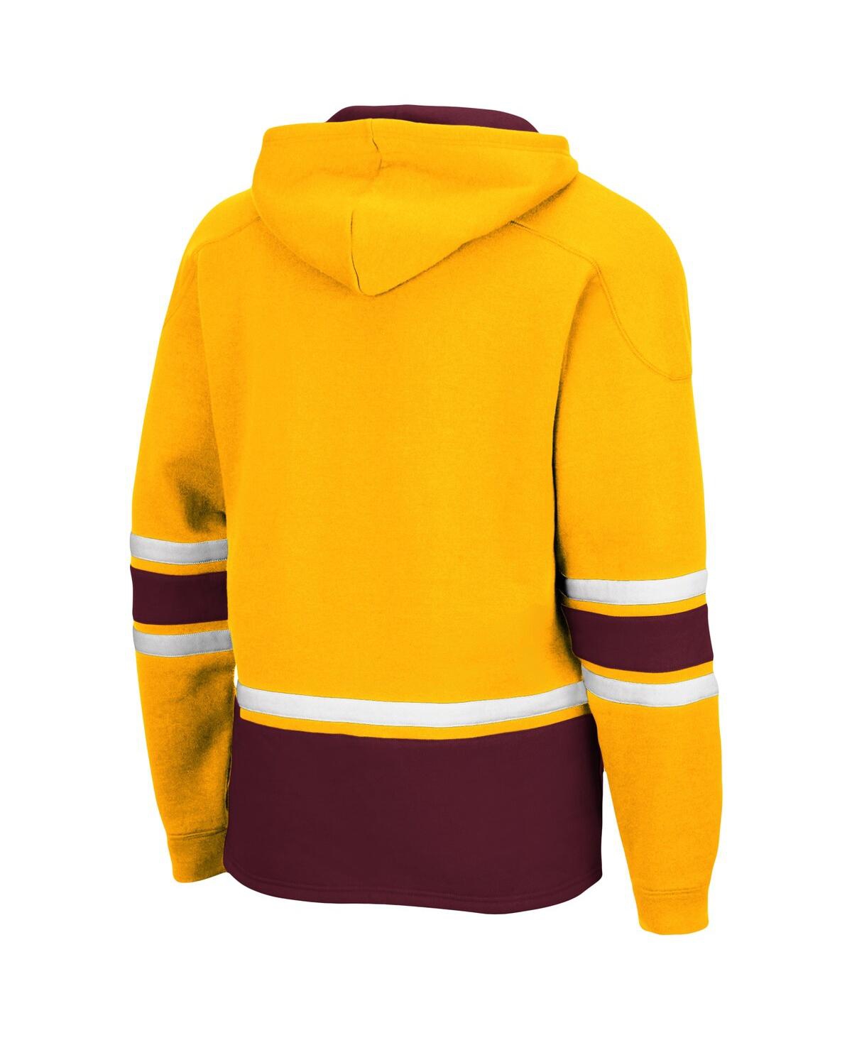 Shop Colosseum Men's  Gold Arizona State Sun Devils Lace Up 3.0 Pullover Hoodie