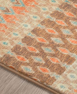 Brisbane Washable BR1 2'3" x 7'6" Runner Area Rug