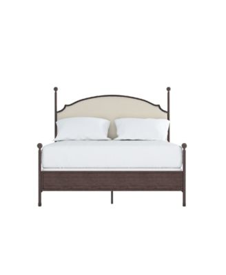 Swindon Cream Curved Top Poster Bed, Queen