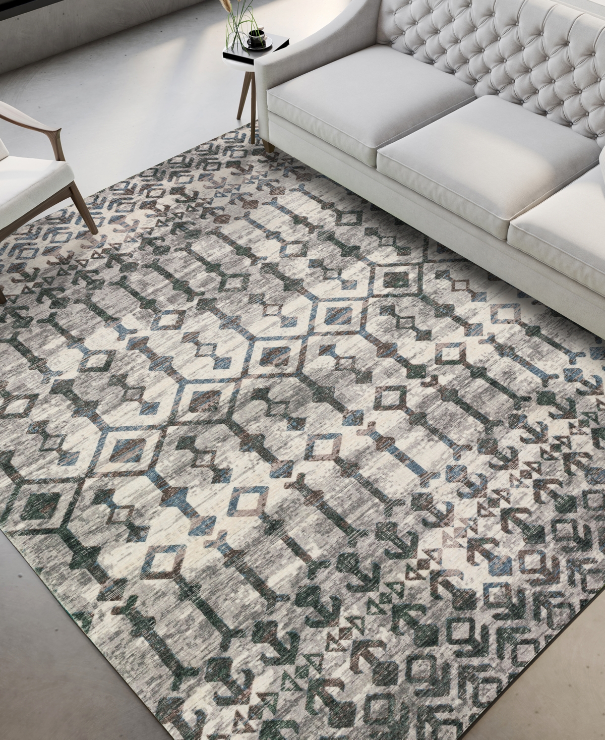 Dalyn Brisbane BR8 Area Rug - Silver-Tone