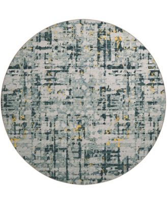 Brisbane Washable BR5 8' x 8' Round Area Rug