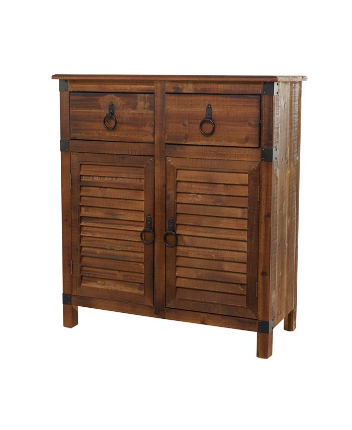 Rosemary Lane Wood Rustic Cabinet