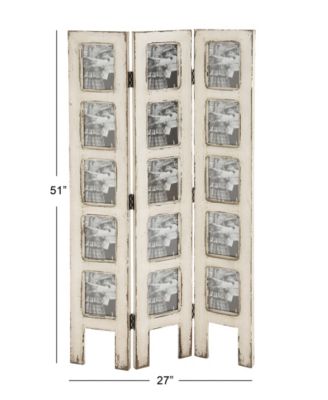 Wood Farmhouse Room Divider Screen