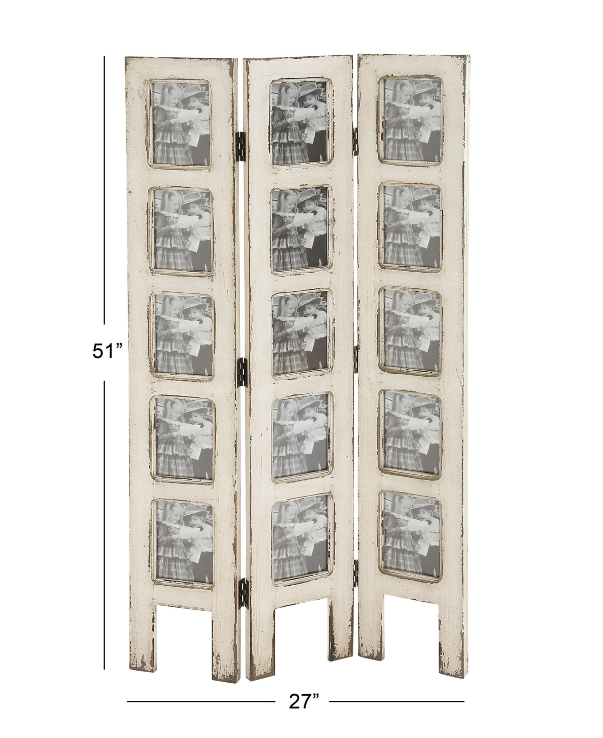 Wood Farmhouse Room Divider Screen