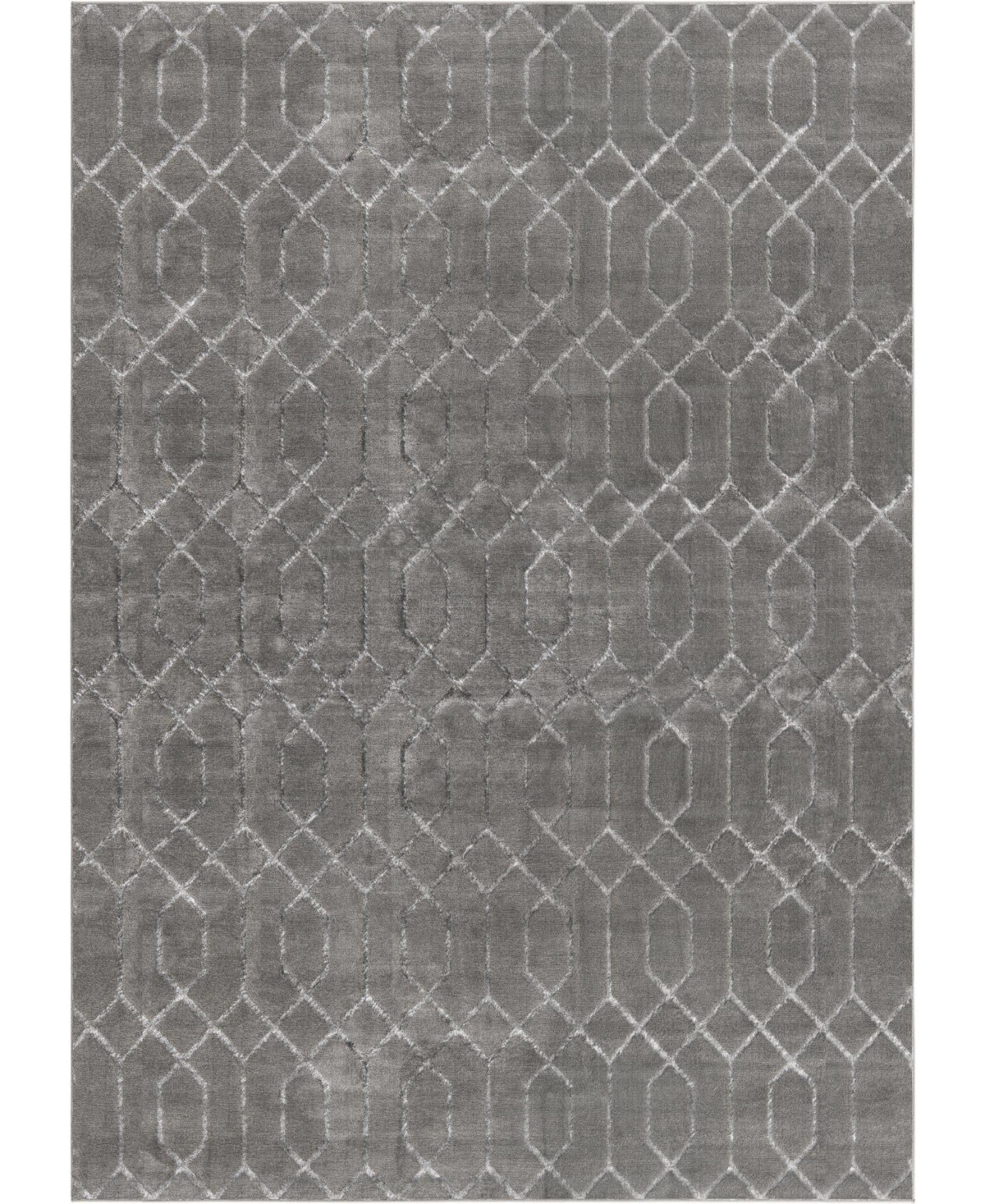 Marilyn Monroe Glam Trellis 10' x 14' Area Rug - Gray