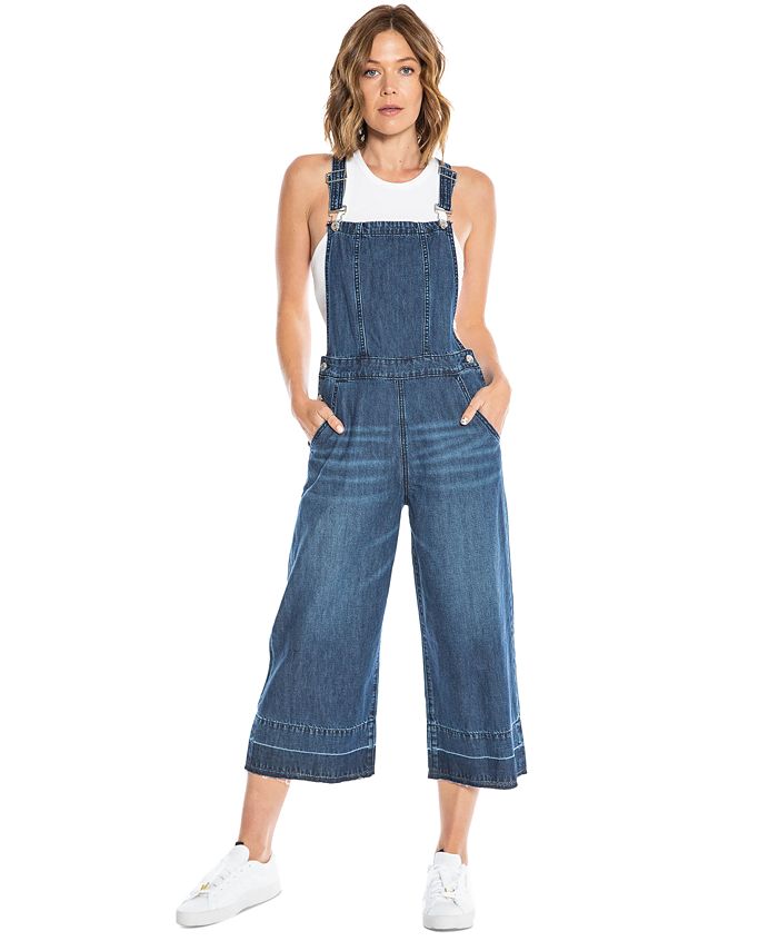 Juicy Couture Dark Wash Easy Overalls Macy's