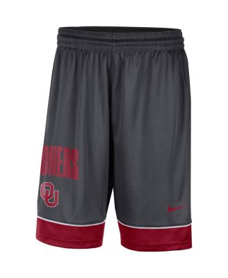 Men's Charcoal, Crimson Oklahoma Sooners Fast Break Performance Shorts