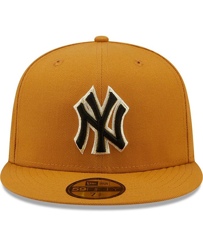 New Era Men's Tan New York Yankees Subway Series Logo Chrome Undervisor