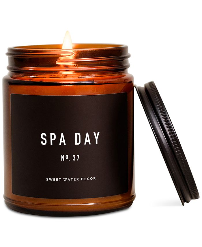 Sweet Water Decor Wellness Amber Jar Soy Candle, 9oz ...