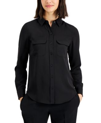 Alfani Women's Button-front Shirt 