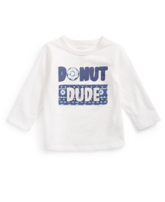 First Impressions - Toddler Boys Donut-Graphic Shirt,