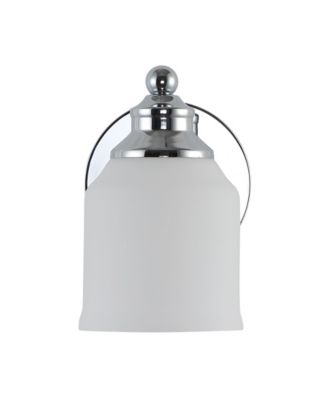 Lydia 1-Light Glass Farmhouse Cottage LED Vanity Light