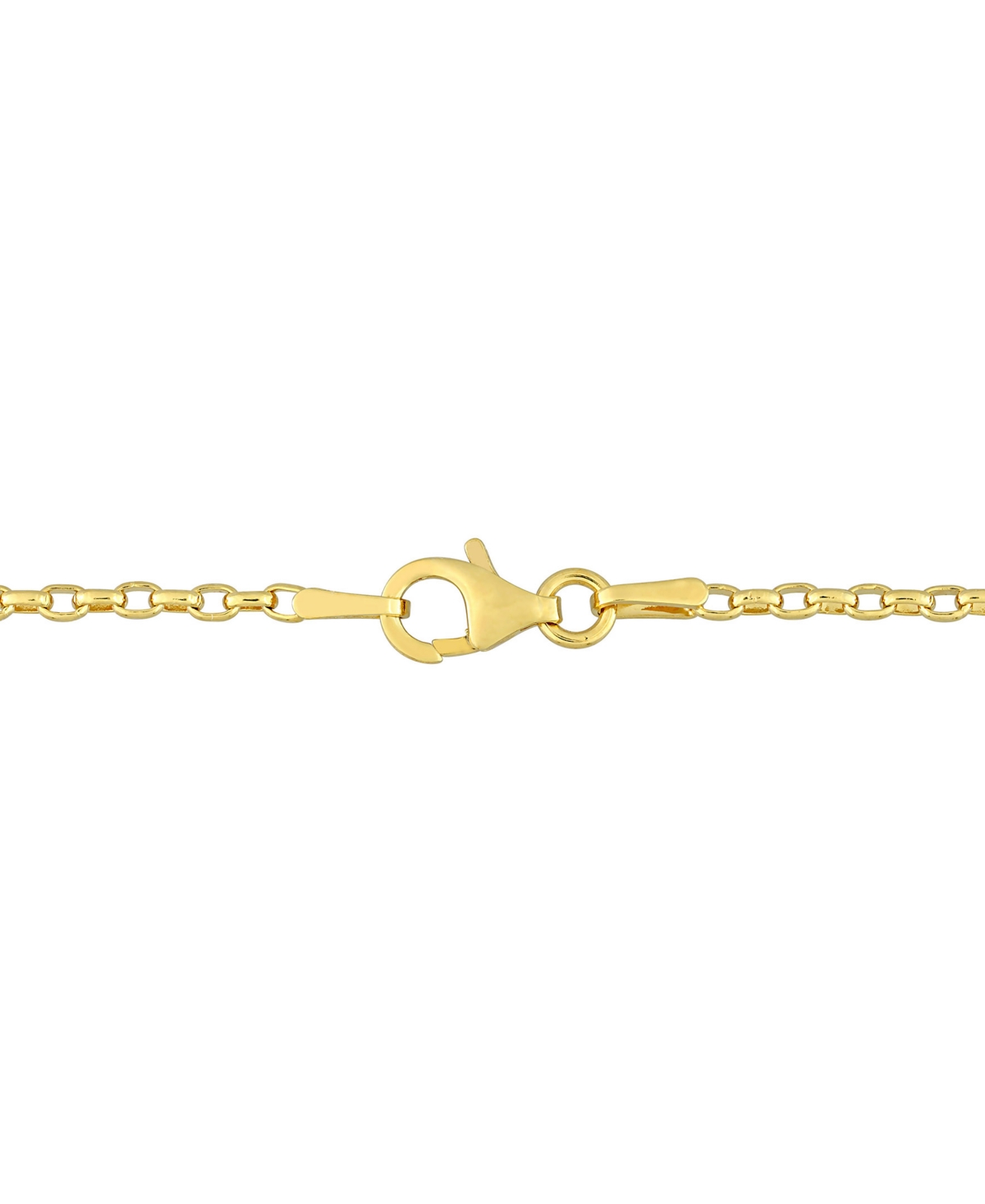 Cultured Freshwater Pearl (4-1/2 - 8mm) & White Topaz (1/20 ct. t.w.) Graduated Curved Bar 18