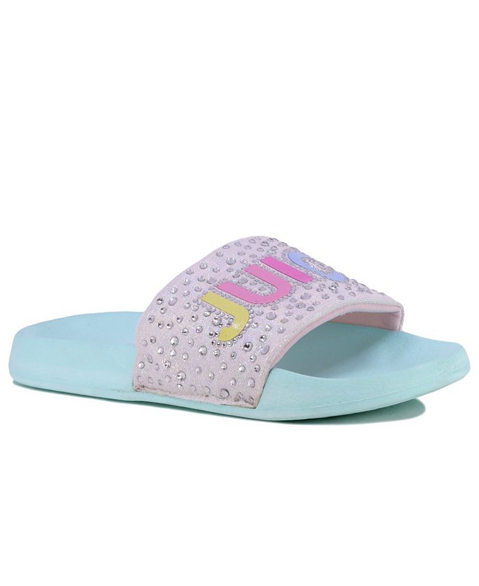 Little girl clearance slide sandals