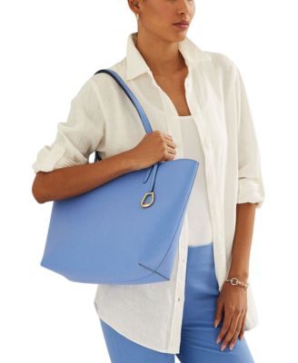 セール!Ralph Lauren Faux Leather Beach Print ReversibleTote Lauren Ralph Lauren Print Faux-Leather Reversible Tote - Macy's