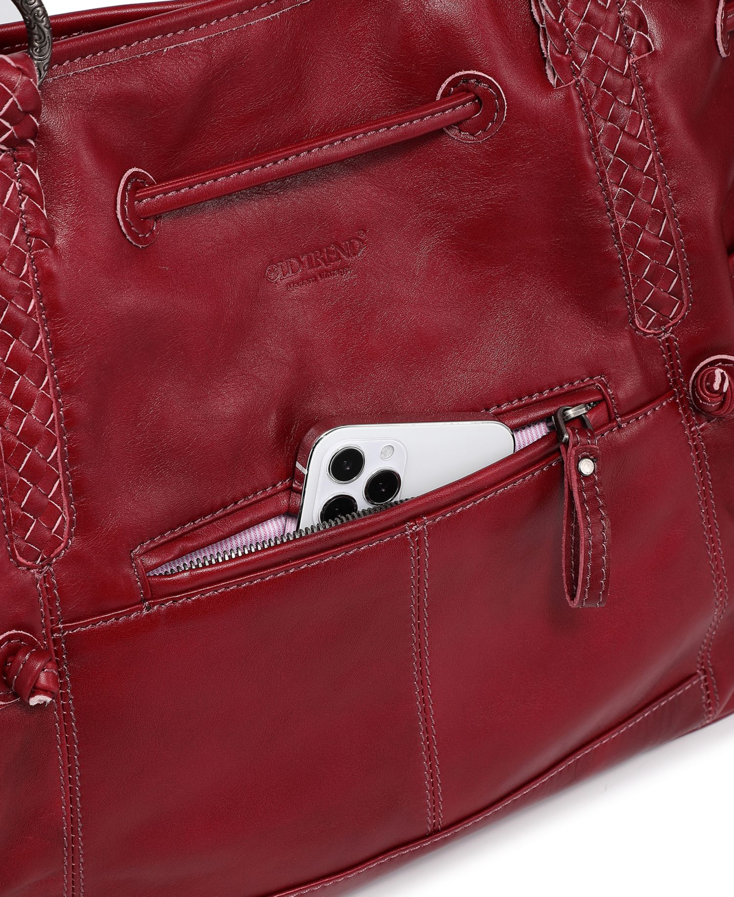 Brassia Medium Leather Tote Bag