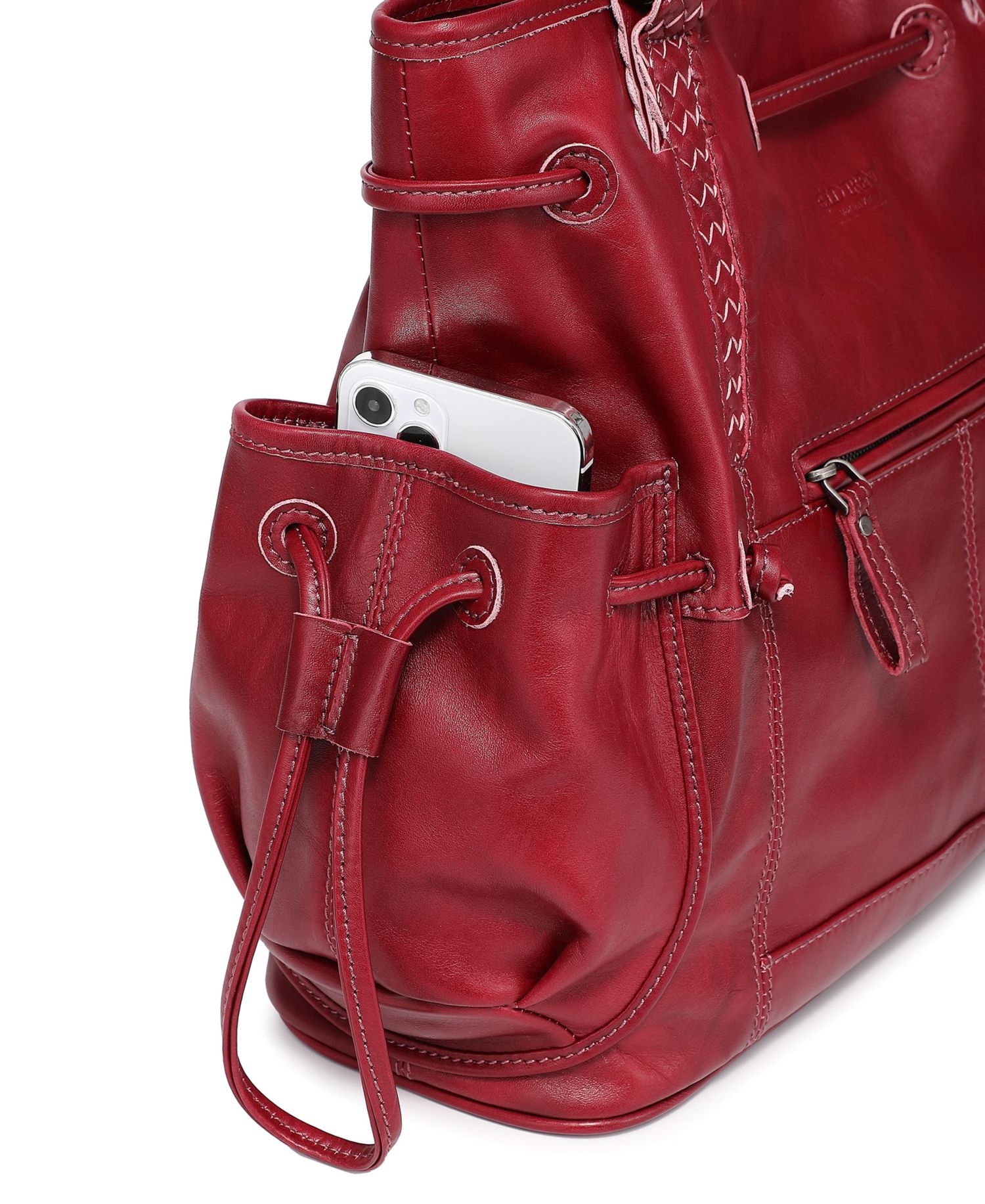 Brassia Medium Leather Tote Bag