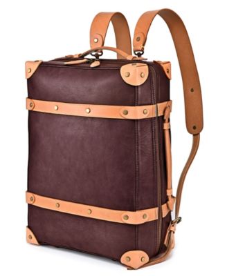 Women's Genuine Leather Speedwell Trunk Backpack