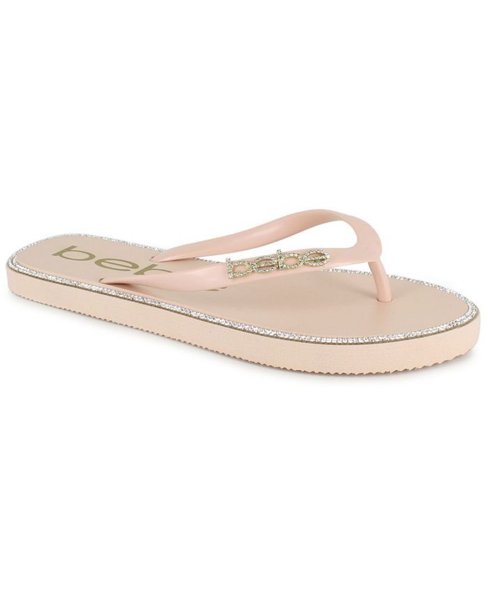 Bebe gold flip clearance flops