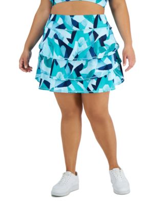 ID Ideology Plus Size Printed Flounce 