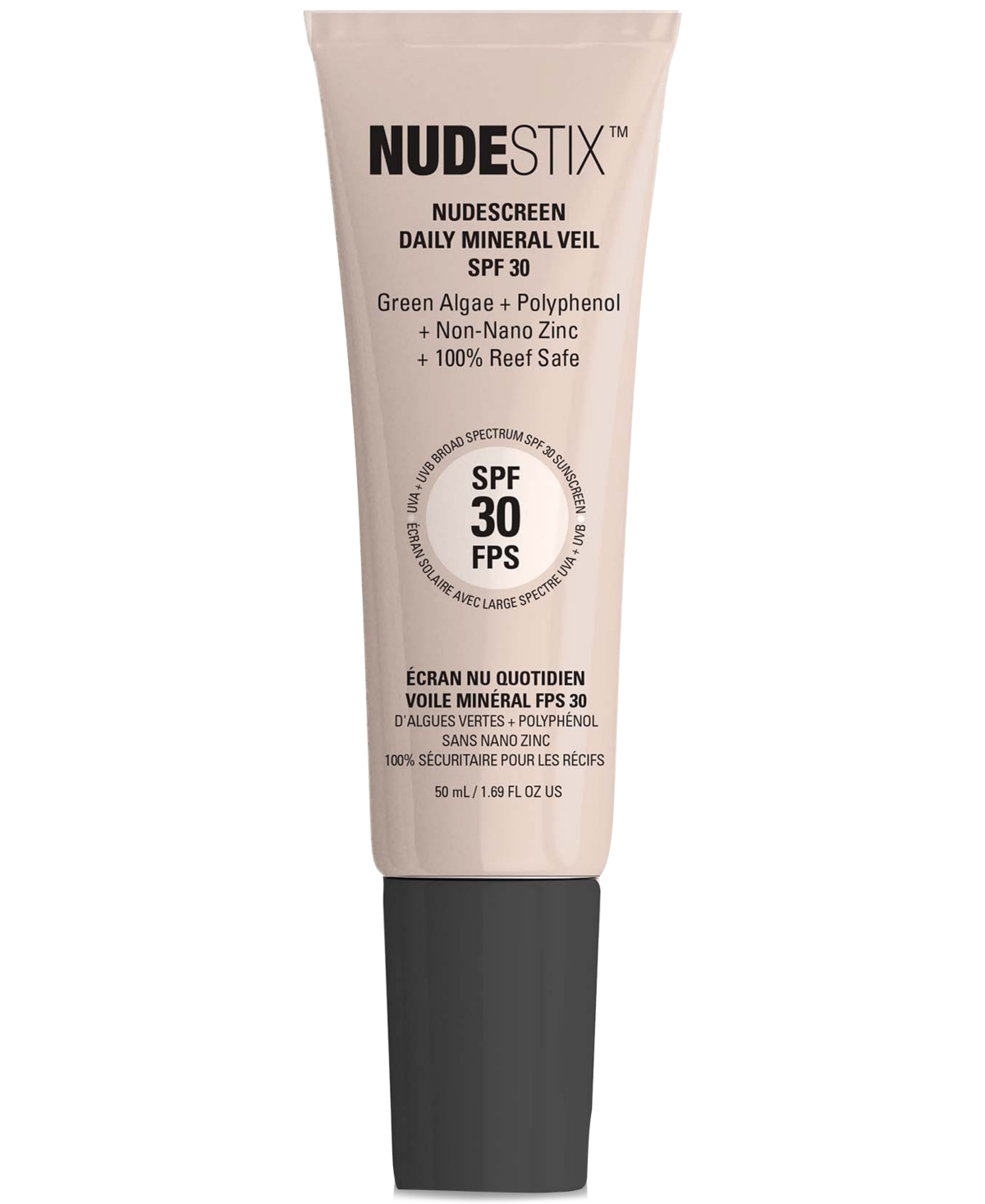 Nudestix Nudescreen Daily Mineral Veil Spf 30, 1.69 Oz. In Cool - (tint Free)