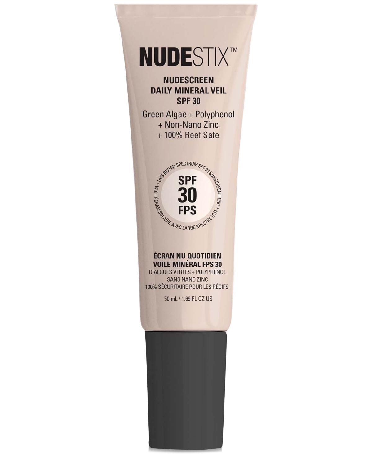 Nudestix Nudescreen Daily Mineral Veil Spf 30, 1.69 Oz. In Hot - (natural Deep Tint)