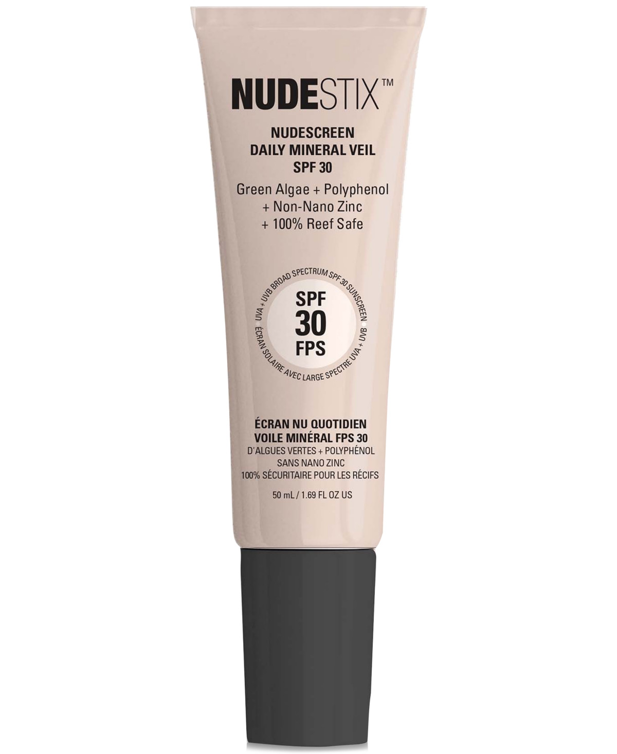 Nudestix Nudescreen Daily Mineral Veil Spf 30, 1.69 Oz. In Warm - (natural Tan Tint)
