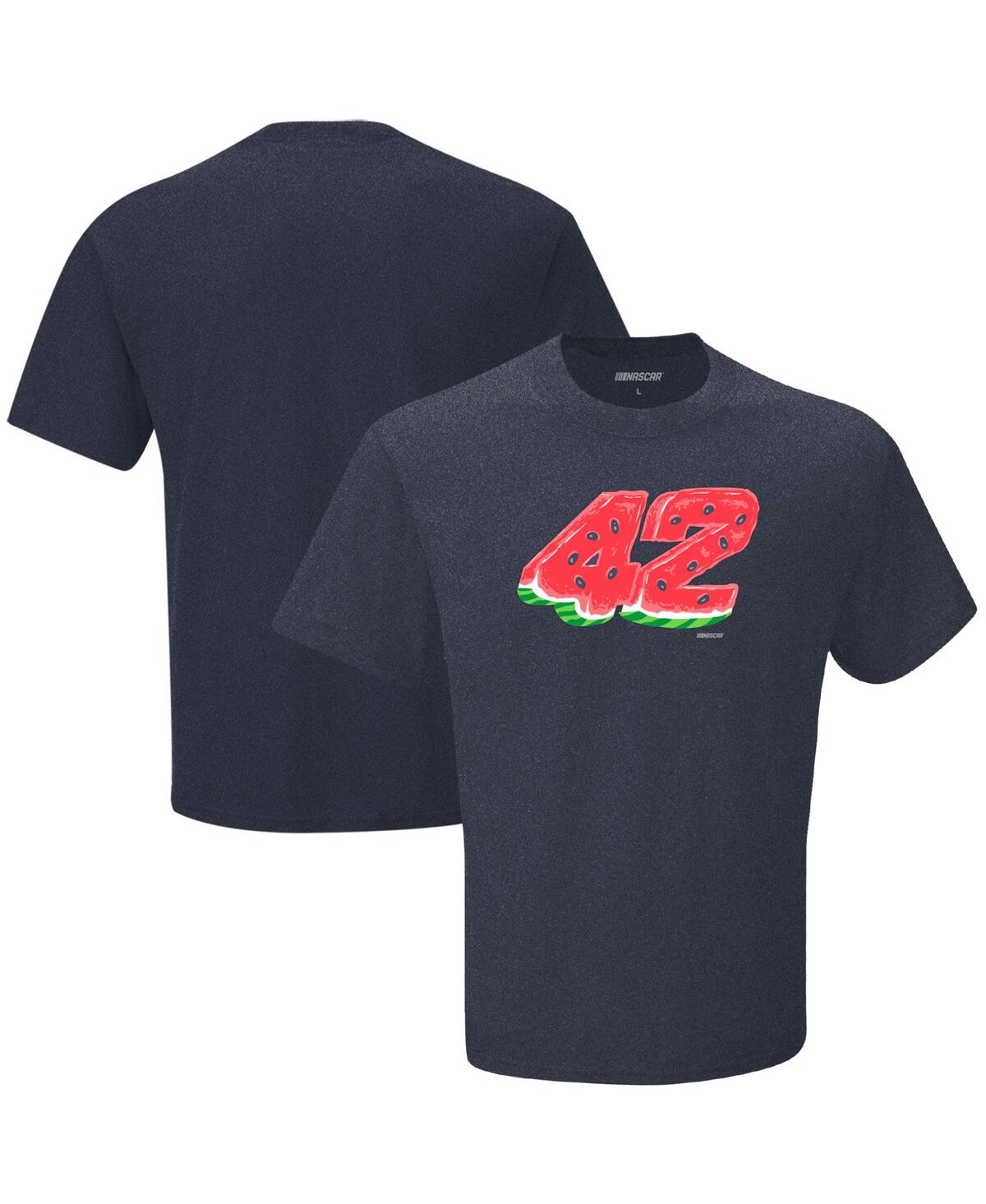Checkered Flag Sports Men's Checkered Flag Heather Navy Ross Chastain Watermelon Graphic 1-Spot T-shirt