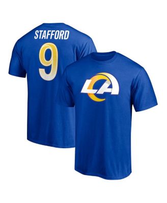 Men's Fanatics Branded Matthew Stafford Charcoal Los Angeles Rams