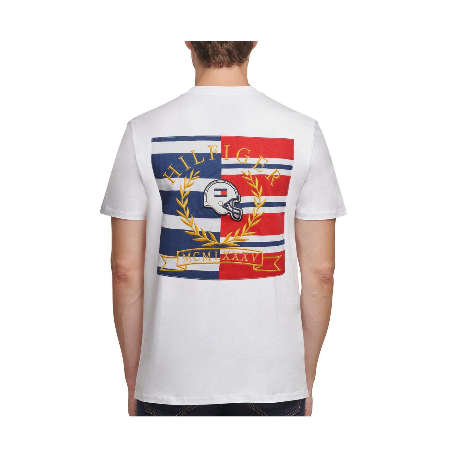 Мужская футболка Tommy Hilfiger White Dallas Cowboys Embroidered Patch — фото 2
