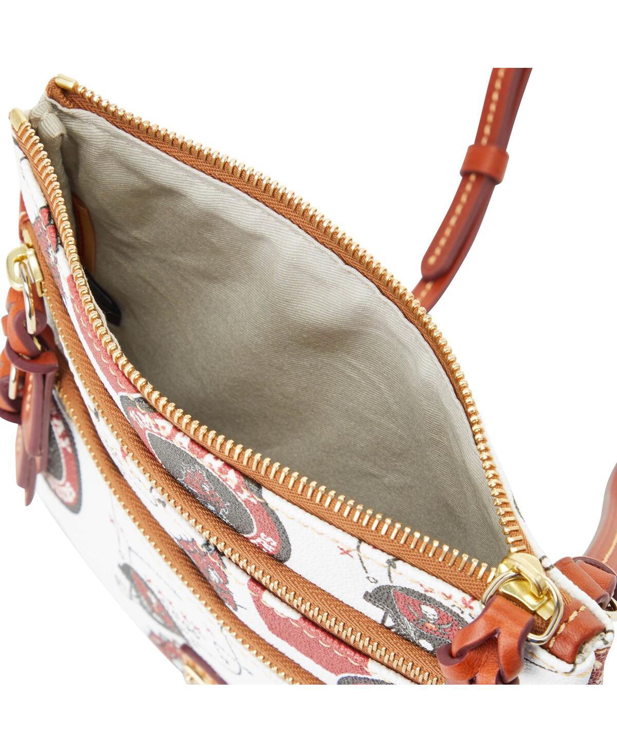 Women's Dooney & Bourke Tampa Bay Buccaneers Triple-Zip Crossbody Purse