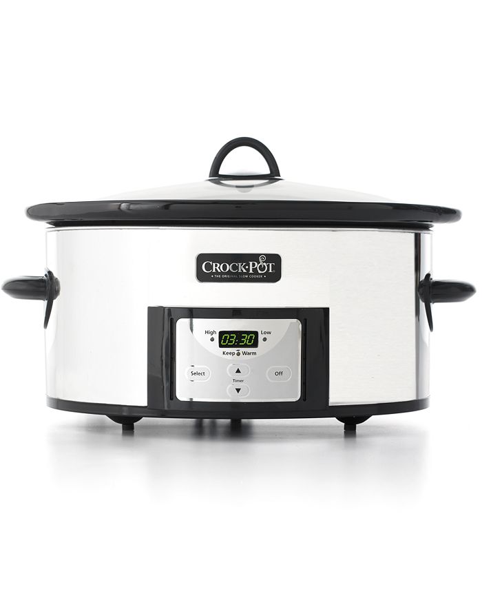 Calphalon CrockPot SCCPVC600PA 6Qt. Countdown Slow Cooker Macy