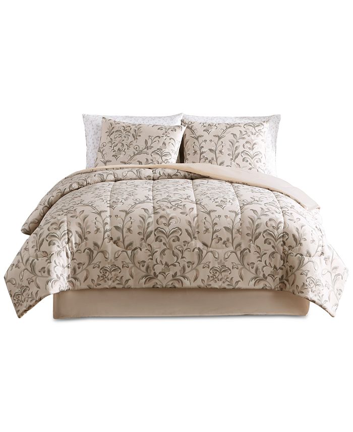 Hallmart Collectibles Elizabeth Reversible 8Pc. California King