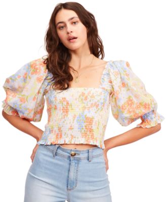 Billabong - Juniors' Feeling Groovy Cotton Smocked Top