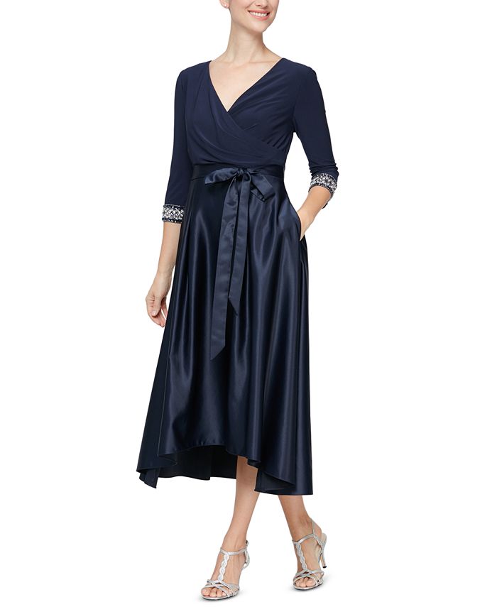 Alex Evenings Petite Surplice HighLow Dress Macy's