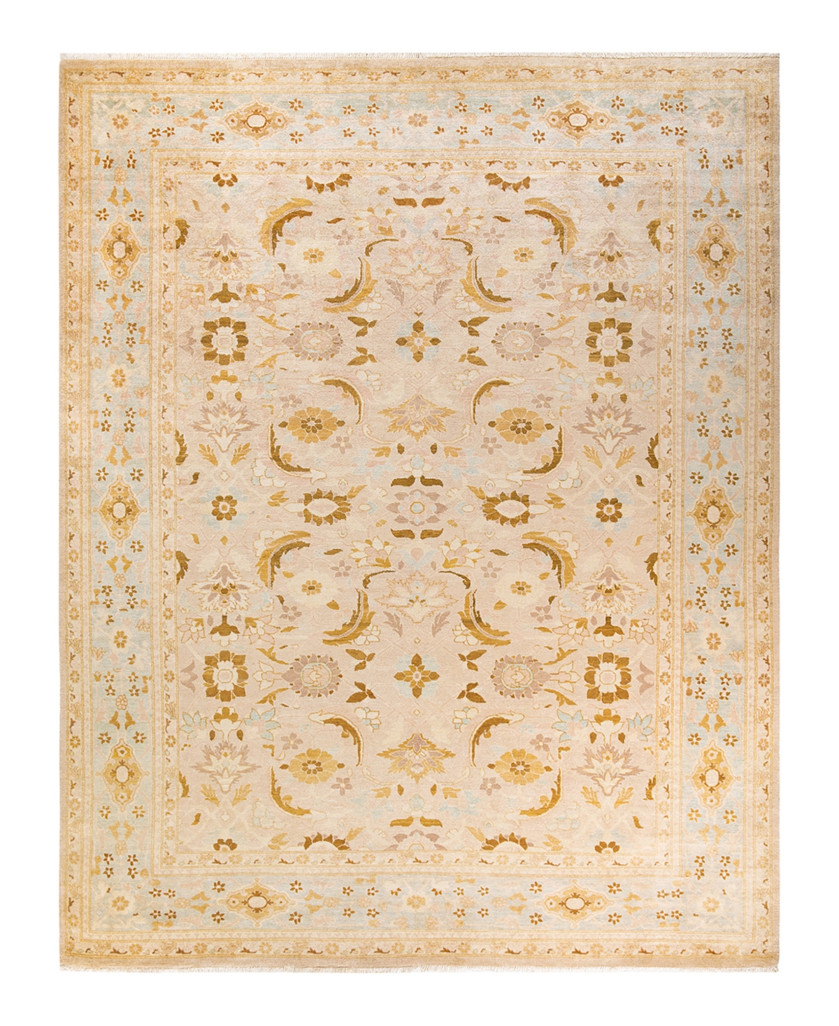 Closeout! Adorn Hand Woven Rugs Eclectic M146600 9'5in x 11'4in Area Rug - Ivory