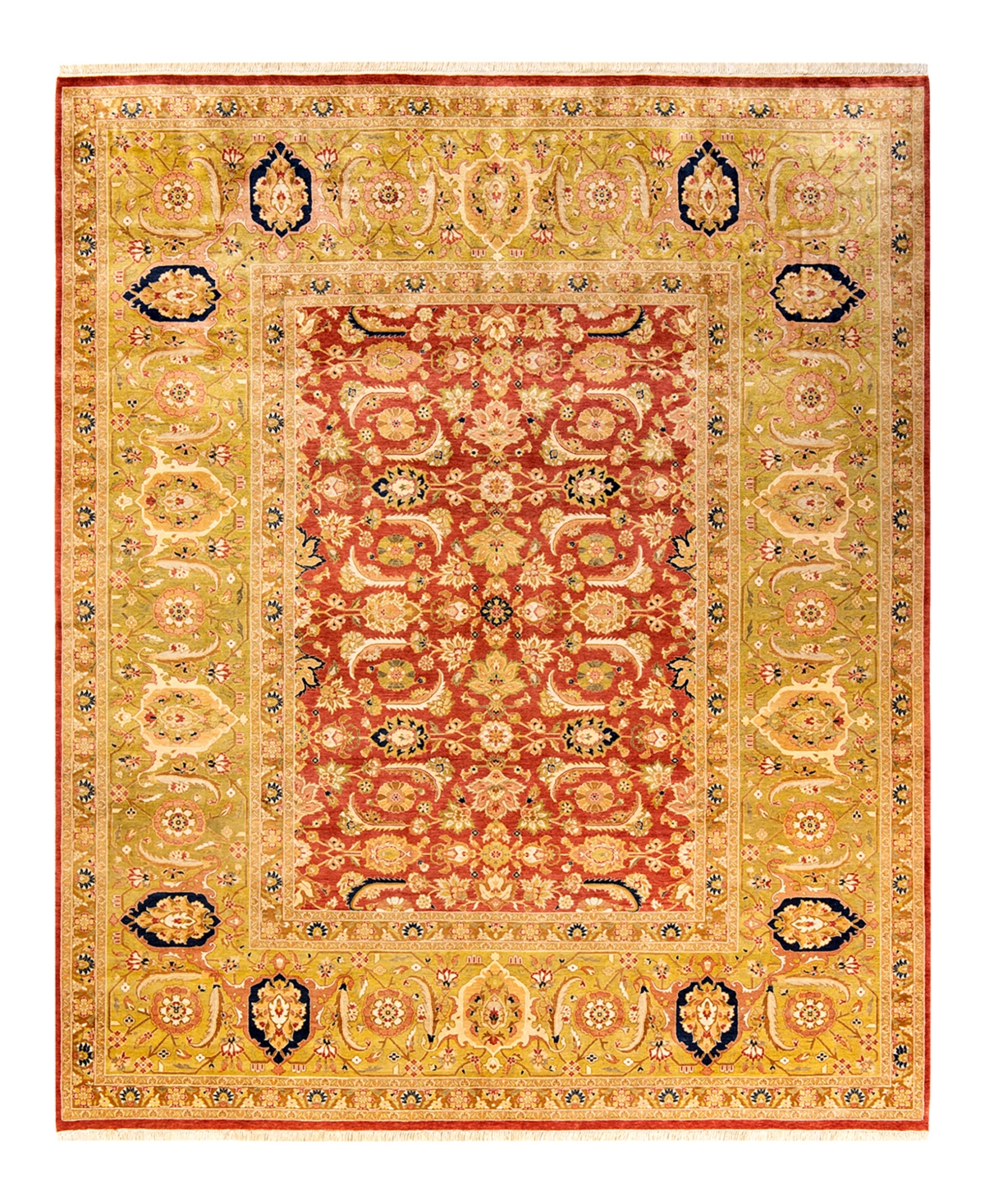 Closeout! Adorn Hand Woven Rugs Mogul M12758 8'2in x 10' Area Rug - Orange