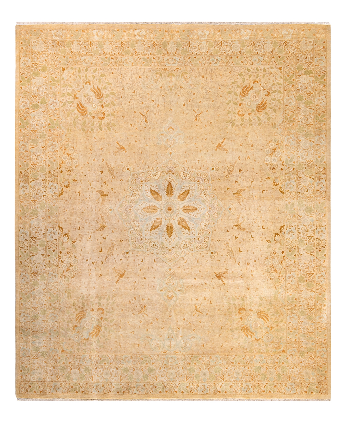 Closeout! Adorn Hand Woven Rugs Mogul M15640 8'2in x 9'6in Area Rug - Ivory