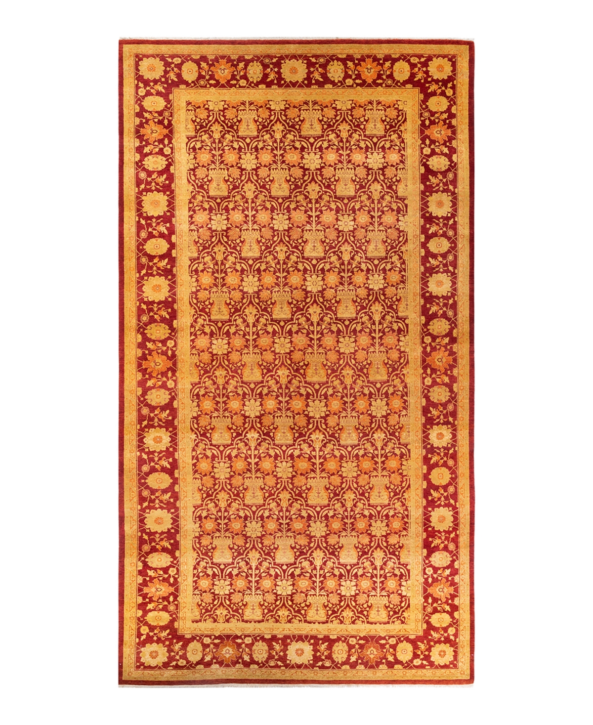 Closeout! Adorn Hand Woven Rugs Eclectic M15932 8'2in x 15'7in Area Rug - Red