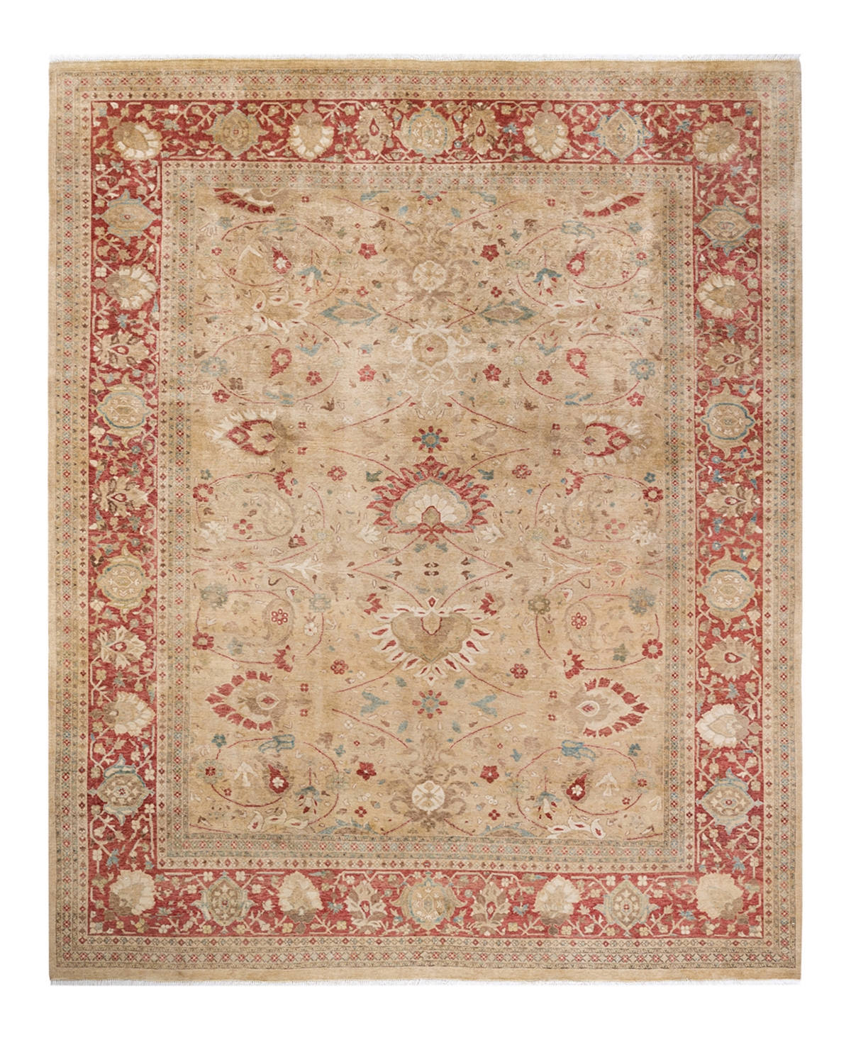 Closeout! Adorn Hand Woven Rugs Mogul M118095 8'2in x 10'4in Area Rug - Ivory