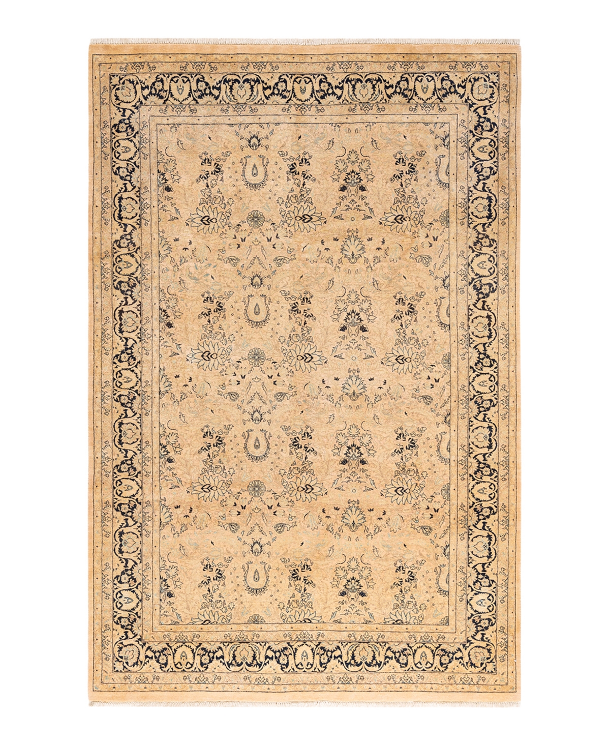 Closeout! Adorn Hand Woven Rugs Mogul M11954 6' x 9'3in Area Rug - Beige