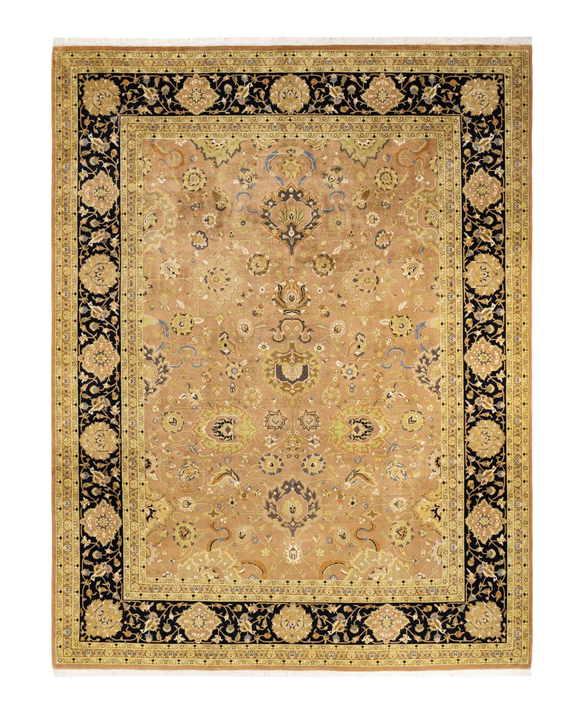 Closeout! Adorn Hand Woven Rugs Mogul M1180 9'2in x 12' Area Rug - Yellow