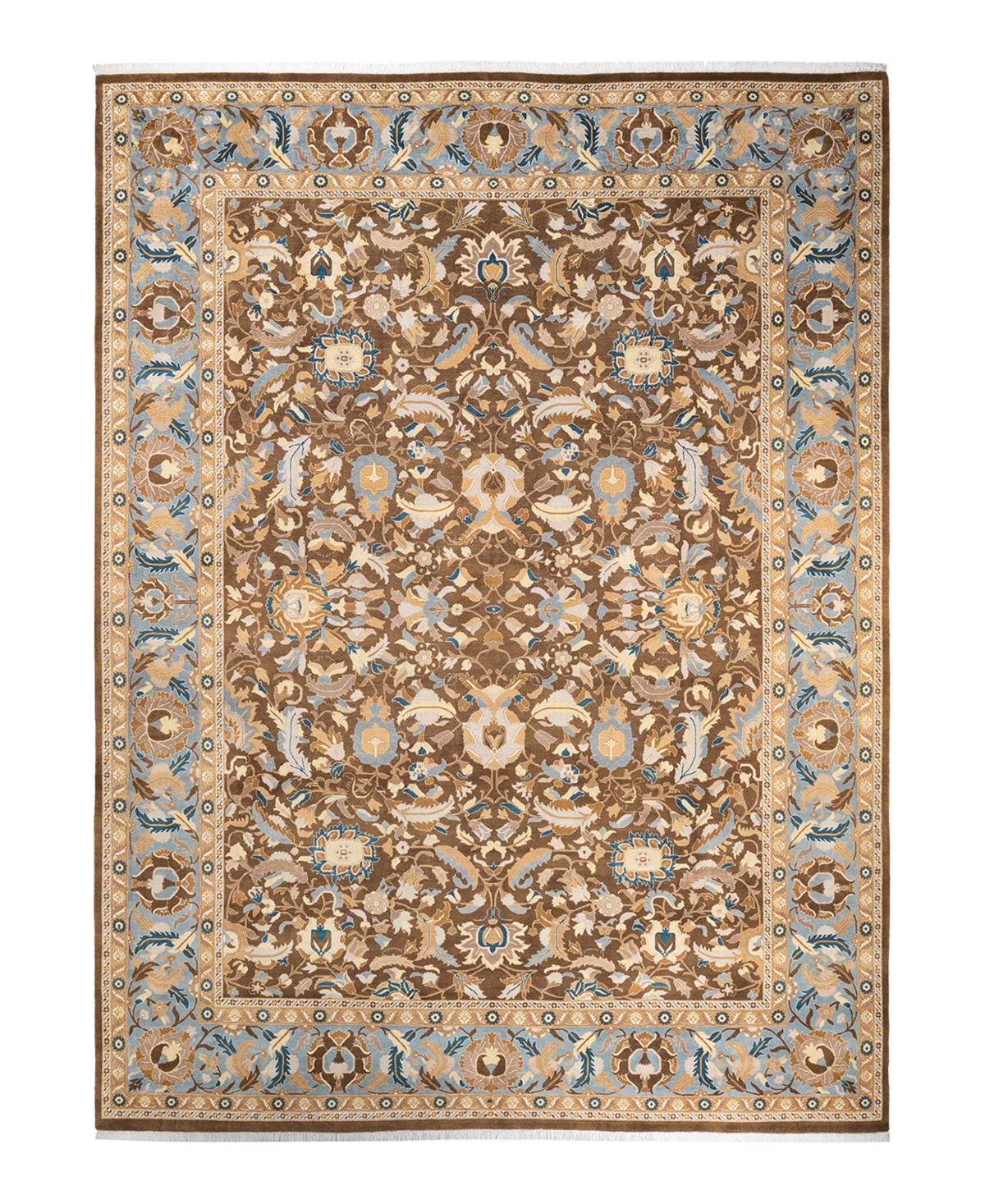Closeout! Adorn Hand Woven Rugs Mogul M15507 9'2in x 12'7in Area Rug - Brown