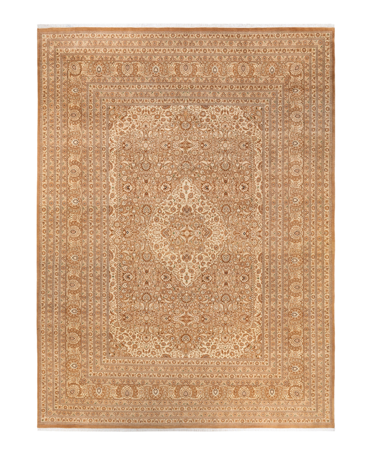 Closeout! Adorn Hand Woven Rugs Mogul M13803 9'10in x 13'10in Area Rug - Yellow