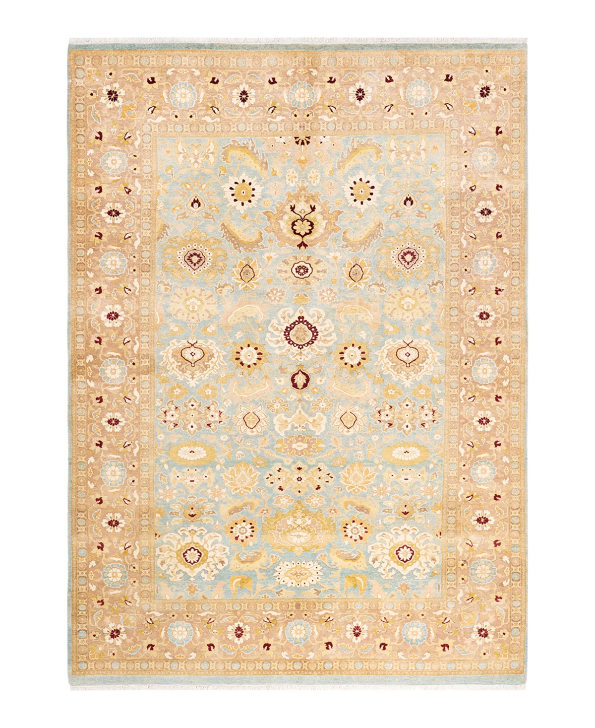 Closeout! Adorn Hand Woven Rugs Mogul M145094 6'2in x 8'9in Area Rug - Mist