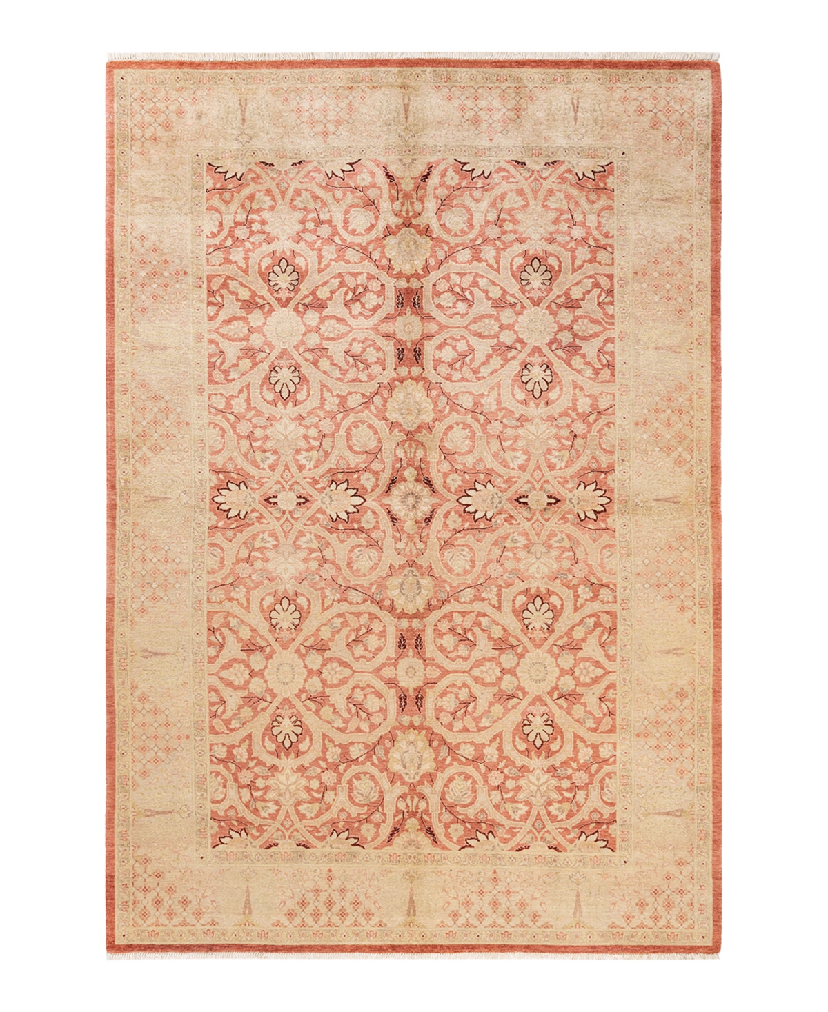 Closeout! Adorn Hand Woven Rugs Eclectic M150462 6'1in x 9' Area Rug - Pink