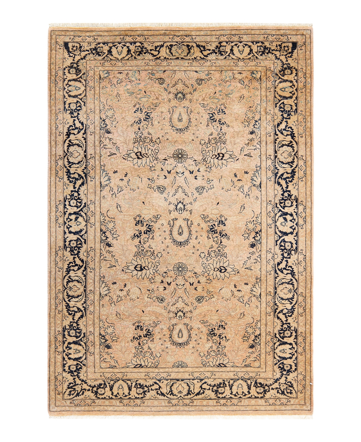 Closeout! Adorn Hand Woven Rugs Mogul M1406 4'8in x 7'1in Area Rug - Beige