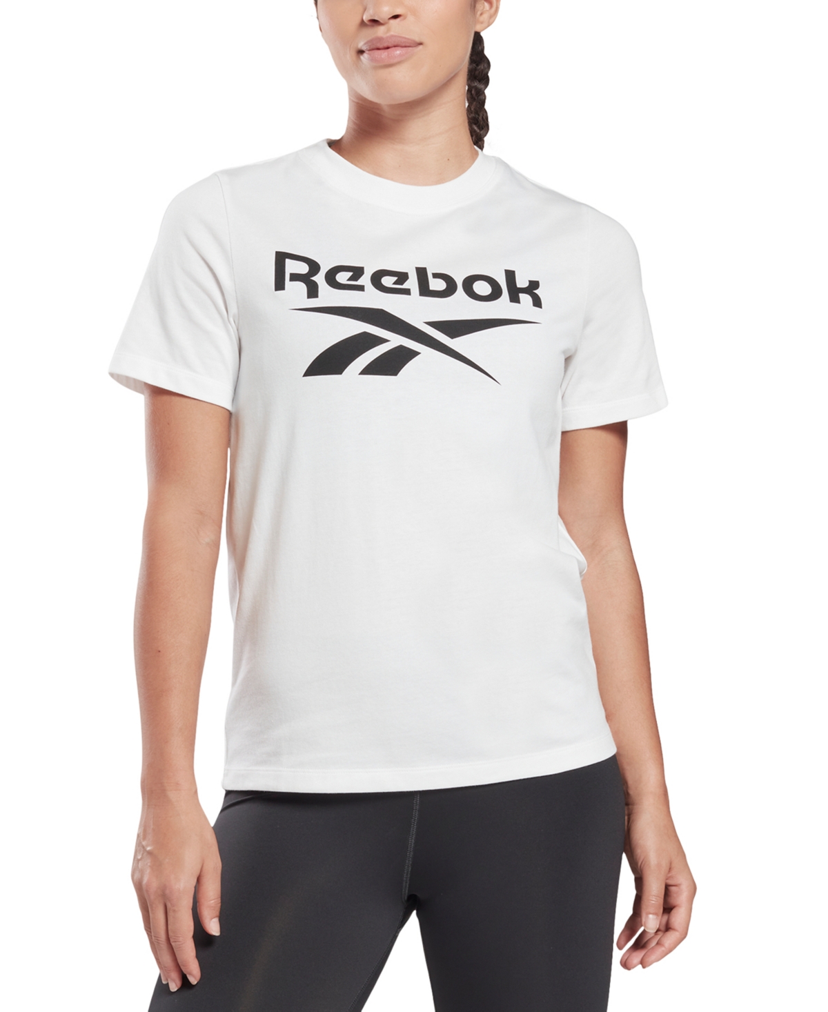 Reebok Women's Short Sleeve Logo Graphic T-Shirt